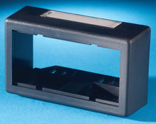 FURNITURE BEZEL, 1" DEEP FOR TIA 569 2.71" x 1.38" FURNITURE OPENING, BLACK FURNITURE BEZEL, 1" DEEP FOR TIA 569 2.71" x 1.38" FURNITURE OPENING, BLACK