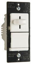 LS Series CFL/LED/Incandescent 3-Way Slide Dimmer, Non-Preset, White LS Series CFL/LED/Incandescent 3-Way Slide Dimmer, Non-Preset, White