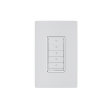 Wattstopper PLUS Wireless Slim Switch, 5B 0R, White