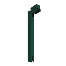 Direct Bury Power Pedestal, 1-Gang Unwired- Green