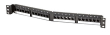 TechChoice Angled Patch Panel Category 5e 24 Port