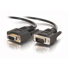 3ft (0.9m) DB9 M/F Serial RS232 Extension Cable - Black 3ft (0.9m) DB9 M/F Serial RS232 Extension Cable - Black