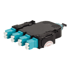 Infinium Ultra HDCA Cassette - 8 Fiber - LC Duplex to MPOM - OM4 - Universal Polarity - Ultra Low Loss Infinium Ultra HDCA Cassette - 8 Fiber - LC Duplex to MPOM - OM4 - Universal Polarity - Ultra Low Loss