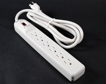 Plug-In Outlet Center Unit / 120V/15A/6 O/L /lighted switch/6' cord/Value Grade Surge Plug-In Outlet Center Unit / 120V/15A/6 O/L /lighted switch/6' cord/Value Grade Surge