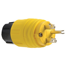 Straight Blade IP67 PLUG 15A 250V 6-15P 14W49, Yellow Straight Blade IP67 PLUG 15A 250V 6-15P 14W49, Yellow