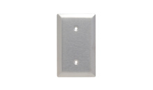 1-Gang 430 Stainless Steel Wall Plate, Blank Strap Mounted 1-Gang 430 Stainless Steel Wall Plate, Blank Strap Mounted