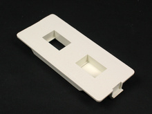 5500 Flush Dual RJ Connector Faceplate Fitting 5500 Flush Dual RJ Connector Faceplate Fitting