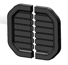 Fan Cut-Out Grommet Kit, 4", Magnesium Fan Cut-Out Grommet Kit, 4", Magnesium