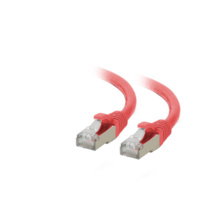 6ft (1.8m) Cat6a Snagless Shielded (STP) Ethernet Network Patch Cable - Red