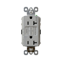 20A 125V Plug Load Dual Controlled Tamper-Resistant Self-Test GFCI Receptacles with SafeLock® Protection, Fray
