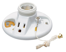 Medium Base Lampholder, White Medium Base Lampholder, White