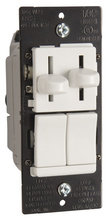 LS Series CFL/LED/Incandescent Single Pole/3-Way Slide Dimmer with Single Pole/3-Way, 3-Speed De-Hummer Fan Control, Preset, White LS Series CFL/LED/Incandescent Single Pole/3-Way Slide Dimmer with Single Pole/3-Way, 3-Speed De-Hummer Fan Control, Preset, White