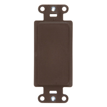 Discontinued - Discontinued - Wall Plate Inserts, Changes Decorator Opening to Blank, Box Mounted, Brown | Sub 326R