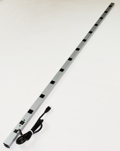 CabinetMate Plug-In Outlet Center Unit / 120V/15A / 77" long / 12 O/L / 15' cord / Computer Grade Surge