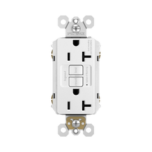 radiant® Tamper-Resistant Sensitive Appliance Duplex 20A Duplex Self-Test GFCI Receptacles with SafeLock® Protection, White