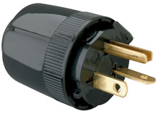 Medium-Duty Dead Front Plug, Black Medium-Duty Dead Front Plug, Black