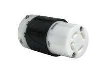 30A NEMA L1630 Connector - Black Back, White Front Body 30A NEMA L1630 Connector - Black Back, White Front Body
