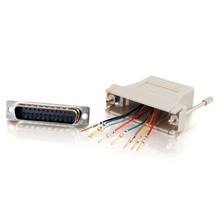 RJ45 to DB25 Male Modular Adapter - Gray RJ45 to DB25 Male Modular Adapter - Gray