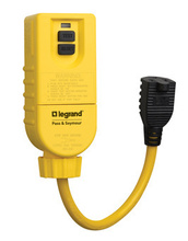 Portable 15A Right Angle Self-Test GFCI Plug with 1-Foot Cord Set, Manual Reset Portable 15A Right Angle Self-Test GFCI Plug with 1-Foot Cord Set, Manual Reset