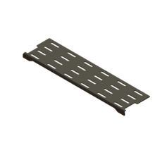 MM20 Zero-U Horizontal Manager - for MM20 16 in W VMD style managers - Black