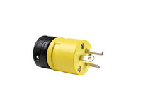 20A, 250V Rubber Dust-Tight Plug, Yellow 20A, 250V Rubber Dust-Tight Plug, Yellow