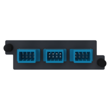 Infinium acclAIM, Fiber Conversion Adapter Panels, 24 Fiber, Blue Infinium acclAIM, Fiber Conversion Adapter Panels, 24 Fiber, Blue
