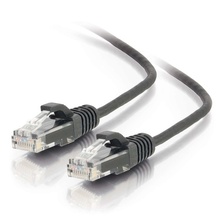 3ft (0.9m) Cat5e Snagless Unshielded (UTP) Slim Ethernet Network Patch Cable - Black 3ft (0.9m) Cat5e Snagless Unshielded (UTP) Slim Ethernet Network Patch Cable - Black