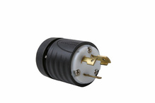 30A NEMA L1030 Plug - Black Back, White Front Body