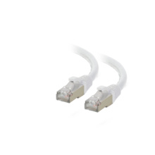 6ft (1.8m) Cat6a Snagless Shielded (STP) Ethernet Network Patch Cable - White