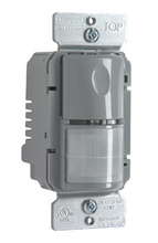Discontinued - PlugTail® Commercial Passive Infrared (PIR) Wall Switch Sensor, Gray