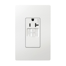radiant® 20A  Simplex Sensitive Appliance GFCI Receptacle, White radiant® 20A  Simplex Sensitive Appliance GFCI Receptacle, White