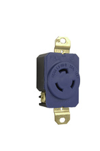 20A NEMA L520 Single Receptacle, Blue 20A NEMA L520 Single Receptacle, Blue