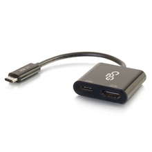 USB-C® To HDMI® Audio/Video Multiport Adapter with Power Delivery up to 60W - 4K 30Hz - Black USB-C® To HDMI® Audio/Video Multiport Adapter with Power Delivery up to 60W - 4K 30Hz - Black