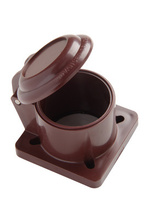 Series 16 Panel-Mount NEMA 3R Flip-Lid Cover, Brown Series 16 Panel-Mount NEMA 3R Flip-Lid Cover, Brown