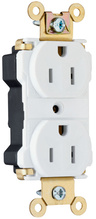 PlugTail® Industrial Extra Heavy Duty Spec Grade Receptacles, 15A, 125V, White