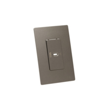 Decorative Wall Plate and Face Plate for USB Camera Extender-Nickel Decorative Wall Plate and Face Plate for USB Camera Extender-Nickel