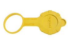 SteriGuard™ Antimicrobial Female Watertight Cap for 30A Locking Devices, Yellow SteriGuard™ Antimicrobial Female Watertight Cap for 30A Locking Devices, Yellow