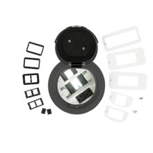 Evolution 6AT2PAV Series Recessed Prewired Audio/Video Assembly with Flush Style Cover Evolution 6AT2PAV Series Recessed Prewired Audio/Video Assembly with Flush Style Cover