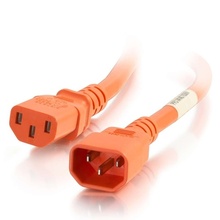 6ft (1.8m) 14AWG Power Cord (IEC320C14 to IEC320C13) - Orange 6ft (1.8m) 14AWG Power Cord (IEC320C14 to IEC320C13) - Orange