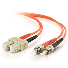3.3ft (1m) SC-ST 62.5/125 OM1 Duplex Multimode PVC Fiber Optic Cable - Orange 3.3ft (1m) SC-ST 62.5/125 OM1 Duplex Multimode PVC Fiber Optic Cable - Orange