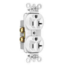 Hard-Use Spec Grade Plug Load Controllable Receptacle, 20A, 125V, White Hard-Use Spec Grade Plug Load Controllable Receptacle, 20A, 125V, White