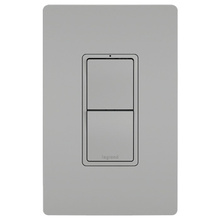 radiant® Two Single-Pole Switches, Gray