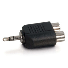 3.5mm Stereo Male to Dual RCA Female Audio Adapter (TAA Compliant) 3.5mm Stereo Male to Dual RCA Female Audio Adapter (TAA Compliant)