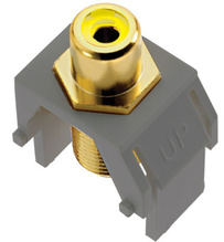 Discontinued - adorne® Composite Video RCA to F-Connector, Magnesium