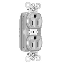 PlugTail® Tamper-Resistant Heavy Duty Spec Grade Plug Load Controllable Receptacle, 15A, 125V, Gray PlugTail® Tamper-Resistant Heavy Duty Spec Grade Plug Load Controllable Receptacle, 15A, 125V, Gray