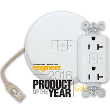 Half Controlled 20-amp Receptacle, White Half Controlled 20-amp Receptacle, White