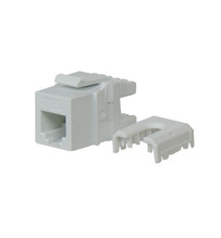 Quick Connect RJ25 6-Position, 6-Conductor Telephone Keystone Insert, White, 10-Pack Quick Connect RJ25 6-Position, 6-Conductor Telephone Keystone Insert, White, 10-Pack