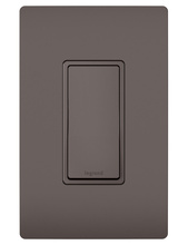 radiant® 15A Single-Pole Switch, North American Compliant, Brown