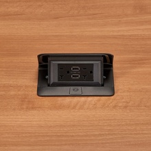 Field Wired deQuorum Single Flip Up Unit with USB Field Wired deQuorum Single Flip Up Unit with USB
