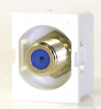 TracJack Recessed F-conn 75 Ohm Fog White TracJack Recessed F-conn 75 Ohm Fog White
